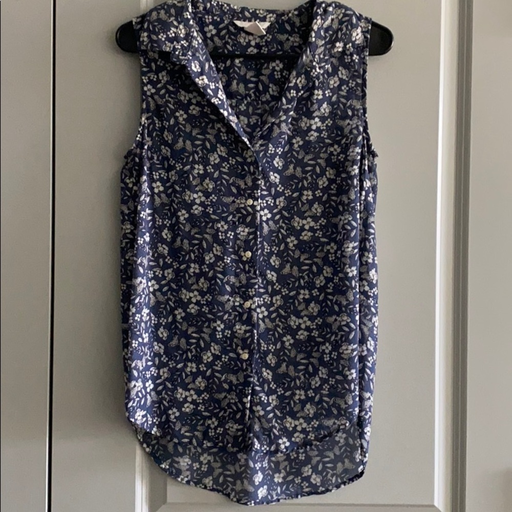 H&M Floral Tank Blouse